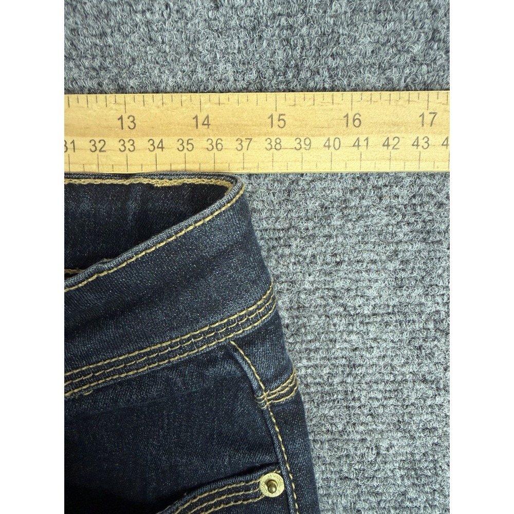 Y2K Apple Bottoms Skinny Jeans Womens 7/8(29x31) Dark Wash Denim Streetwear VTG - Picture 6 of 9